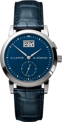 A. Lange & Söhne 105.027 : Saxonia Big Date White Gold / Blue