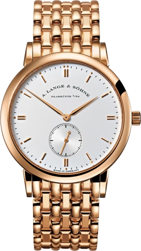 A. Lange & Söhne 215.032 : Saxonia Pink Gold / Silver / Bracelet