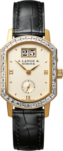A. Lange & Söhne 801.022 : Arkade Big Date Yellow Gold - Baguette / Champagne