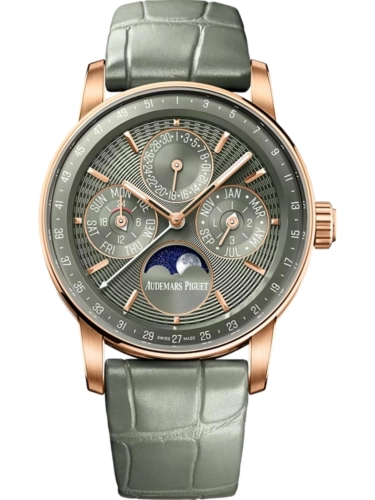 Audemars Piguet 26441OR.OO.D405CR.01 : CODE 11.59 Perpetual Calendar 38 Red Gold / Green