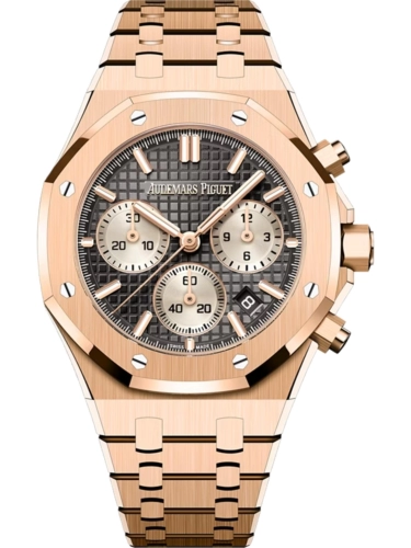 Audemars Piguet 26450OR.OO.1356OR.01-B : Royal Oak Chronograph 38 Pink Gold / Grey