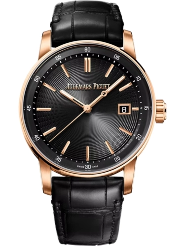 Audemars Piguet 77410OR.OO.A127CR.01 : CODE 11.59 Automatic 38 Pink Gold / Black