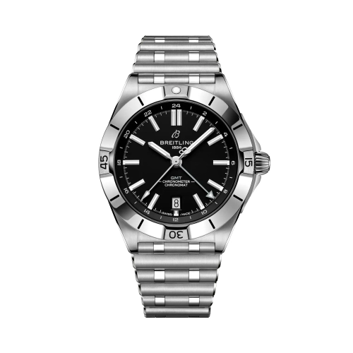 Breitling A32398B91B1A1 : Breitling Chronomat Automatic GMT 40 NFL Las Vegas Raiders Edition