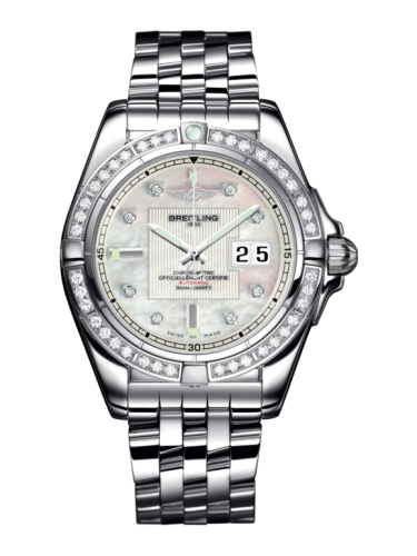 Breitling A49350LA.A702.366A : Galactic 41 Stainless Steel / Diamond / Pearl Diamond / Bracelet