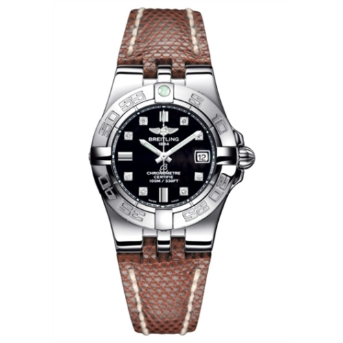 Breitling A71340L2.BA14.165Z : Galactic 30 Black / Diamond / Teju