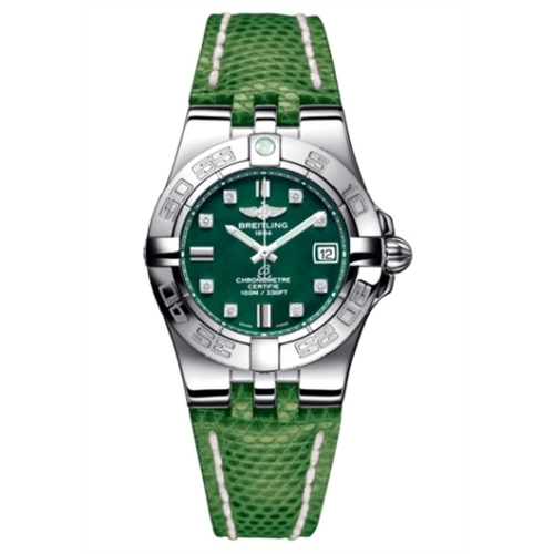 Breitling A71340L2.L516.166Z : Galactic 30 Green / Diamond / Teju