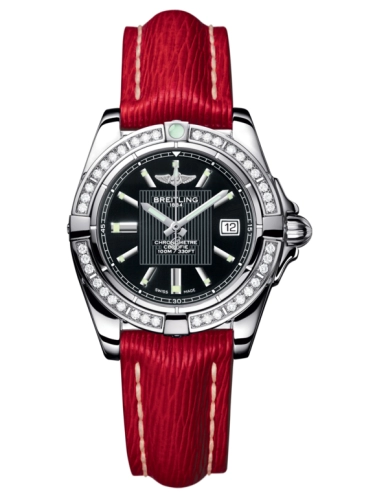 Breitling A71356LA.BA10.209X : Galactic 32 Stainless Steel / Diamond / Trophy Black / Sahara