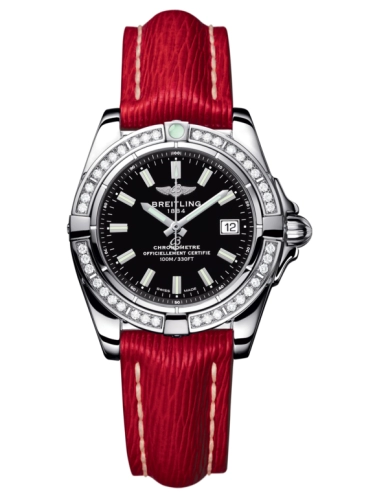 Breitling A71356LA.BE76.209X : Galactic 32 Stainless Steel / Diamond / Onyx Black / Sahara