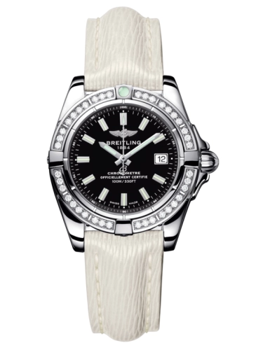 Breitling A71356LA.BE76.235X : Galactic 32 Stainless Steel / Diamond / Onyx Black / Sahara