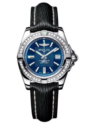 Breitling A71356LA.C811.208X : Galactic 32 Stainless Steel / Diamond / Metallica Blue / Sahara