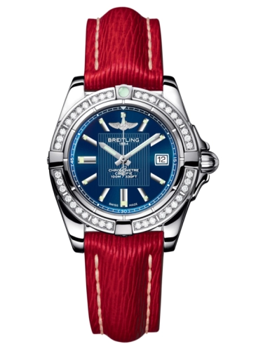 Breitling A71356LA.C811.209X : Galactic 32 Stainless Steel / Diamond / Metallica Blue / Sahara