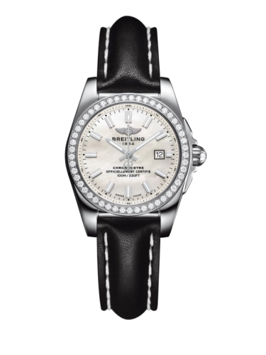 Breitling A7234853/A784/477X/A12BA.1 : Galactic 29 Stainless Steel / Diamond / Pearl / Calf