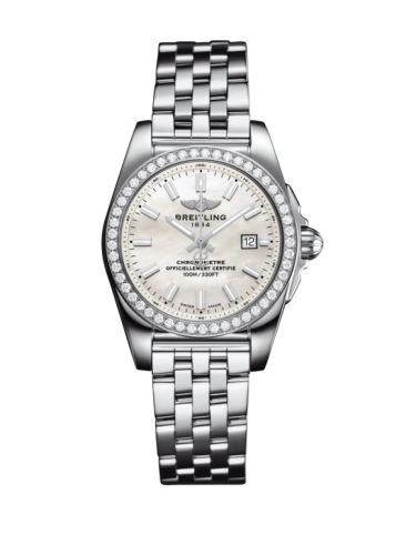 Breitling A7234853/A784/791A : Galactic 29 Stainless Steel / Diamond / Pearl / Bracelet
