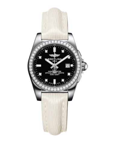 Breitling A7234853/BE50/274X/A12BA.1 : Galactic 29 Stainless Steel / Diamond / Trophy Black Diamond / Sahara