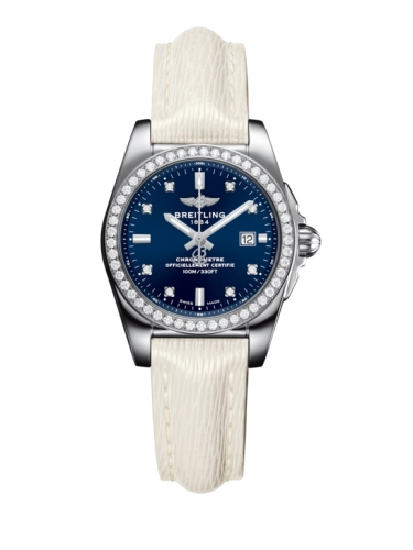 Breitling A7234853/C965/274X/A12BA.1 : Galactic 29 Stainless Steel / Diamond / Horizon Blue Diamond / Sahara