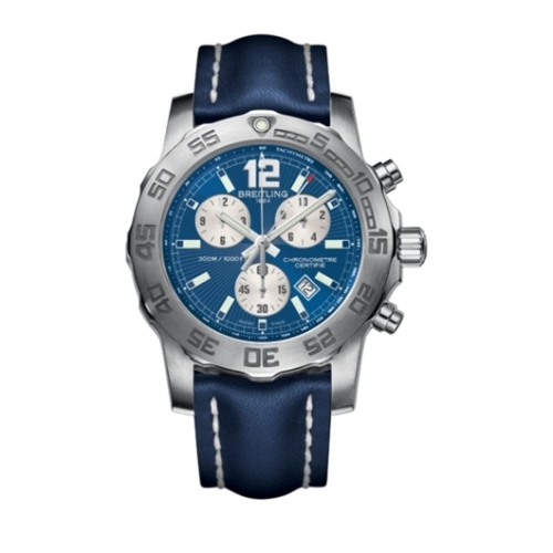 Breitling A7338710C848105X : Colt Chronograph II Blue / Calf