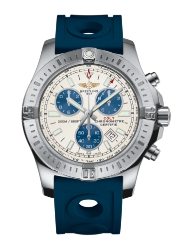 Breitling A7338811/G790/228S/A20S.1 : Colt Chronograph Stratus Silver / Rubber / Pin