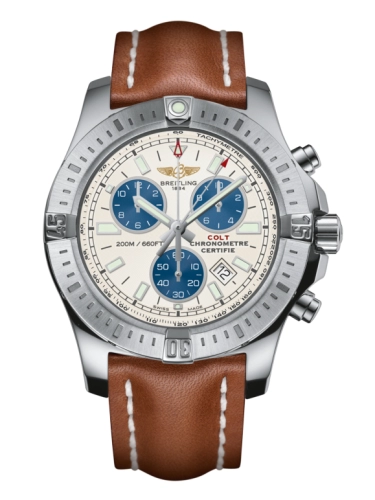 Breitling A73388111G1X1 : Colt Chronograph Stratus Silver / Calf / Pin