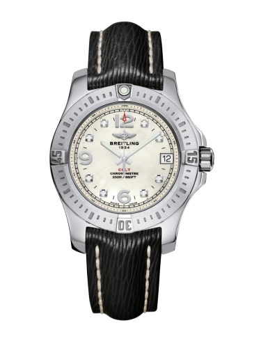 Breitling A7438911/A771/249X/A16D.1 : Colt 36 Pearl Diamond / Sahara / Folding