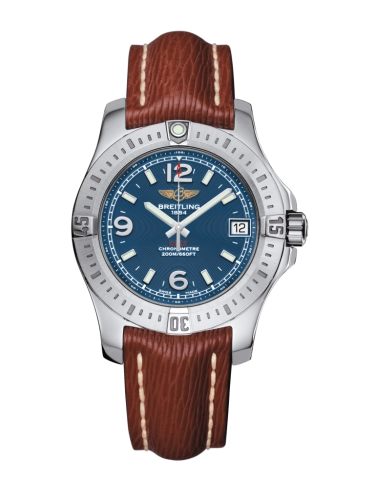 Breitling A7438911/C913/216X/A16BA.1 : Colt 36 Mariner Blue / Sahara / Pin