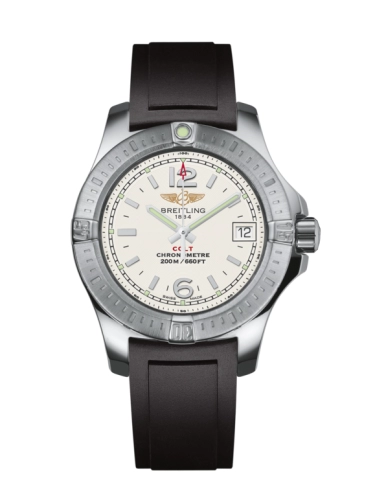 Breitling A7738811/G793/133S/A14S.1 : Colt Lady Stratus Silver / Rubber / Pin