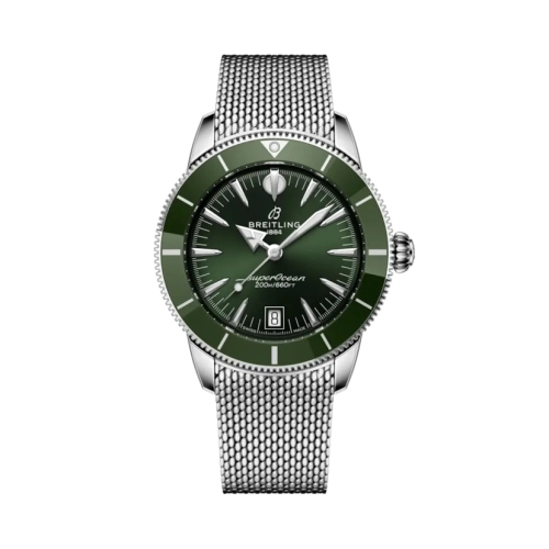 Breitling AB3110361L1A1 : Superocean Heritage B31 Automatic 40 Stainless Steel / Green / Milanese