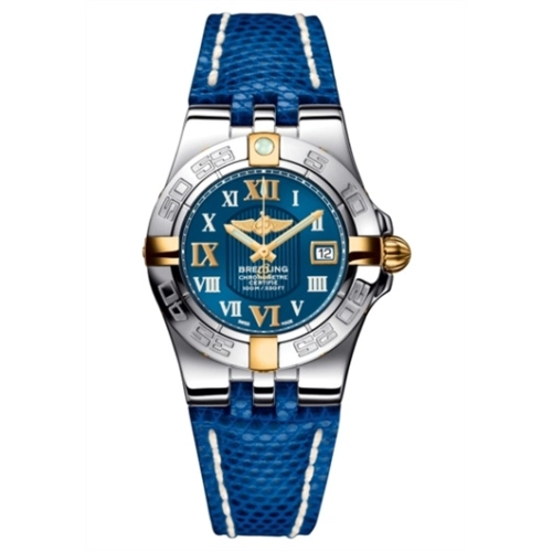 Breitling B71340L2.C779.163Z : Galactic 30 Two Tone Blue / Roman / Blue Teju