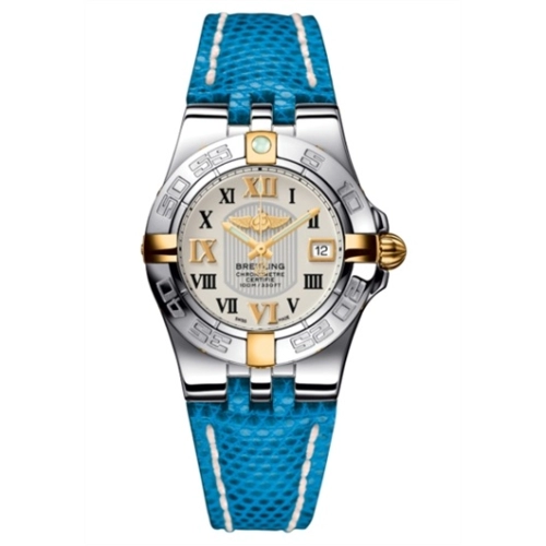 Breitling B71340L2.G671.169Z : Galactic 30 Two Tone Silver / Roman / Teju