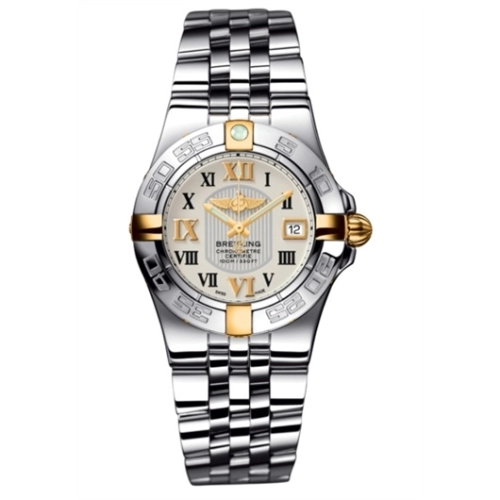 Breitling B71340L2.G671.368A : Galactic 30 Two Tone Silver / Roman / Bracelet