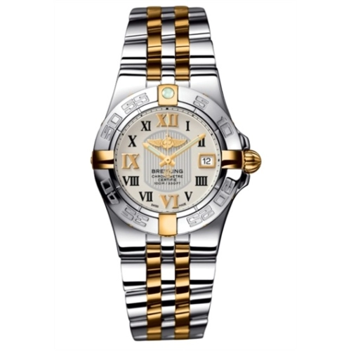 Breitling B71340L2.G671.368D : Galactic 30 Two Tone Silver / Roman / Two Tone Bracelet