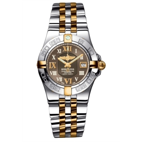 Breitling B71340L2.Q562.368D : Galactic 30 Two Tone Amber / Roman / Two Tone Bracelet