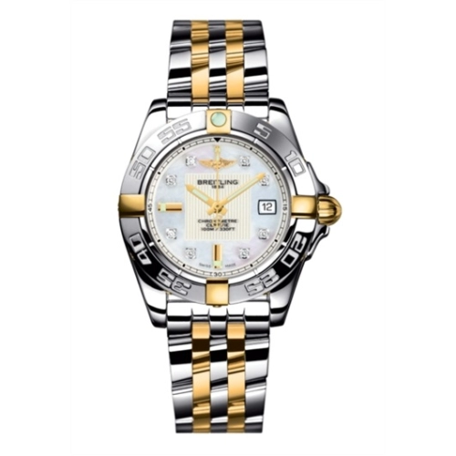 Breitling B71356L2.A710.367D : Galactic 32 Two Tone MOP / Diamond / Two Tone Bracelet