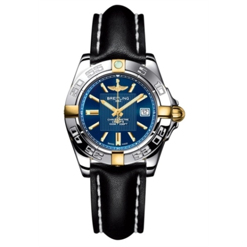 Breitling B71356L2.C812.408X : Galactic 32 Two Tone Blue / Calf