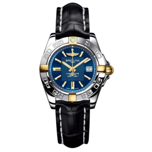 Breitling B71356L2.C812.777P : Galactic 32 Two Tone Blue / Alligator