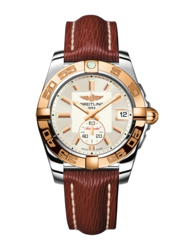 Breitling C3733012/G714/216X/A16BA.1 : Galactic 36 Automatic Stainless Steel / Rose Gold / Stratus Silver / Sahara