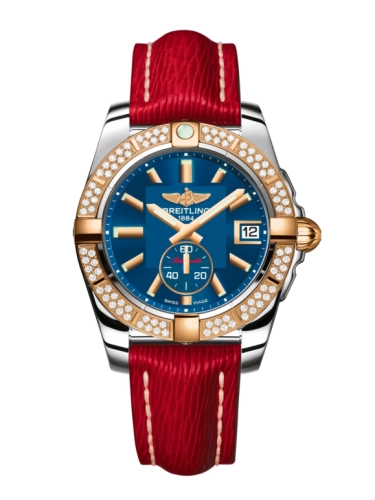 Breitling C3733053.C831.214X : Galactic 36 Automatic Stainless Steel / Rose Gold / Diamond / Gun Blue / Sahara