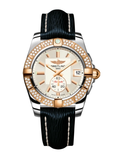 Breitling C3733053.G714.215X : Galactic 36 Automatic Stainless Steel / Rose Gold / Diamond / Stratus Silver / Sahara