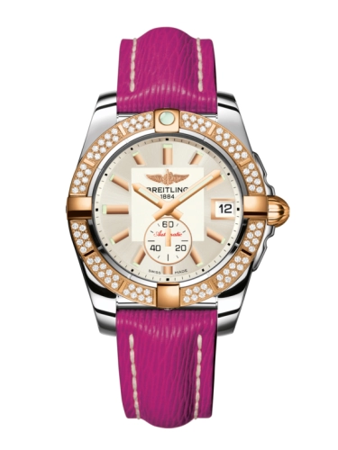Breitling C3733053.G714.242X : Galactic 36 Automatic Stainless Steel / Rose Gold / Diamond / Stratus Silver / Sahara