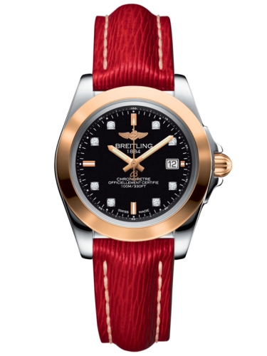 Breitling C7133012/BF64/209X/A14BA.1 : Galactic 32 Sleek Edition Stainless Steel / Rose Gold / Trophy Black Diamond / Sahara