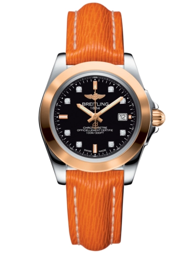 Breitling C7133012/BF64/212X/A14BA.1 : Galactic 32 Sleek Edition Stainless Steel / Rose Gold / Trophy Black Diamond / Sahara