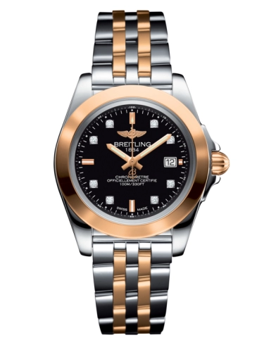 Breitling C7133012/BF64/792C : Galactic 32 Sleek Edition Stainless Steel / Rose Gold / Trophy Black Diamond / Bracelet
