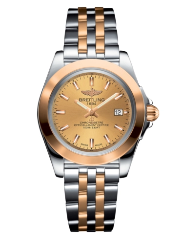 Breitling C7133012/H549/792C : Galactic 32 Sleek Edition Stainless Steel / Rose Gold / Golden Sun / Bracelet