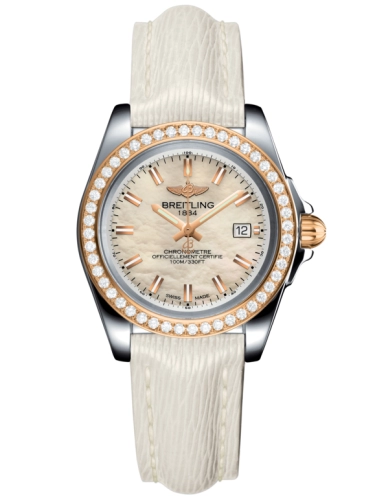 Breitling C7133053/A802/235X/A14BA.1 : Galactic 32 Sleek Edition Stainless Steel / Rose Gold / Diamond / Pearl / Sahara