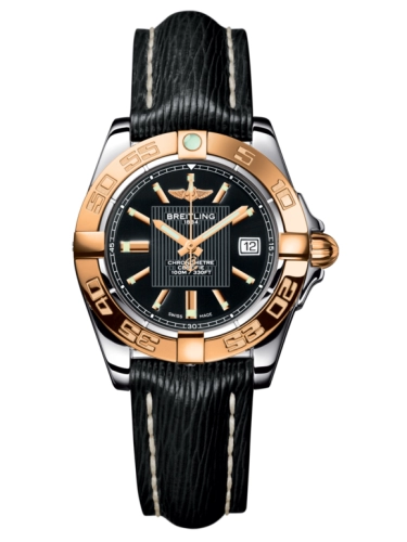 Breitling C71356L2.BA12.208X : Galactic 32 Stainless Steel / Rose Gold / Trophy Black / Sahara