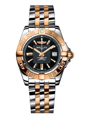 Breitling C71356L2.BA12.367C : Galactic 32 Stainless Steel / Rose Gold / Trophy Black / Bracelet