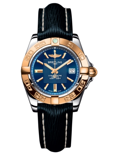 Breitling C71356L2.C813.210X : Galactic 32 Stainless Steel / Rose Gold / Metallica Blue / Sahara