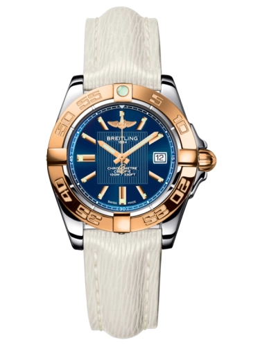 Breitling C71356L2.C813.235X : Galactic 32 Stainless Steel / Rose Gold / Metallica Blue / Sahara