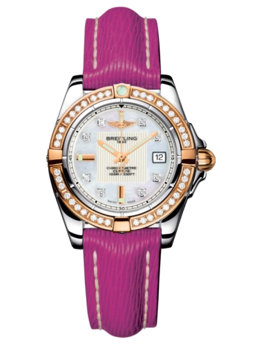 Breitling C71356LA.A712.241X : Galactic 32 Stainless Steel / Rose Gold / Diamond / Pearl Diamond / Sahara