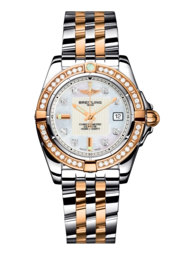 Breitling C71356LA.A712.367C : Galactic 32 Stainless Steel / Rose Gold / Diamond / Pearl Diamond / Bracelet