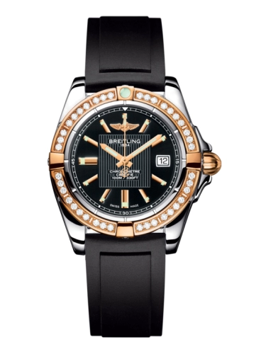 Breitling C71356LA.BA12.133S : Galactic 32 Stainless Steel / Rose Gold / Diamond / Trophy Black / Sahara